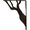 Ekena Millwork Damon Wrought Iron Bracket, (Single center brace), Antiqued Warm Silver 1 1/2"W x 7 1/2"D x 10"H BKTM01X07X10SDAAWS - alternate 9